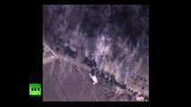 Publican el primer video del operativo ruso en Siria contra el Estado Islámico