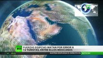 Fuerzas egipcias matan por error a turistas mexicanos