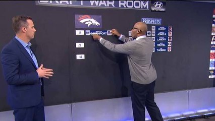 If Broncos traded down to No. 12, how would their draft board change?