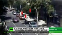 Presuntos asesinos del fotoperiodista mexicano, grabados por cámaras de seguridad