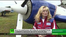 Multicampeona de vuelos acrobáticos revela sus secretos a RT