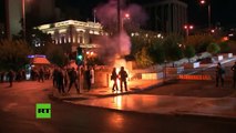 Atenas: Altercados con la Policía durante manifestación antiausteridad