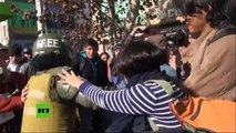 Violentos choques entre estudiantes y Policía en Santiago de Chile