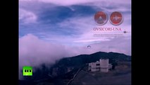 El volcán Turrialba de Costa Rica entra de nuevo en erupción