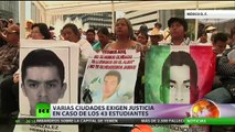 Protestas en México al cumplirse 7 meses de la desaparición de los 43 estudiantes