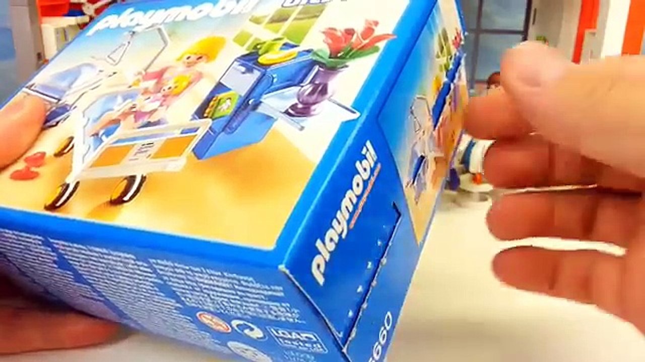 Krankenzimmer mit Babybett 6660 Playmobil Kinderklinik auspacken seratus1