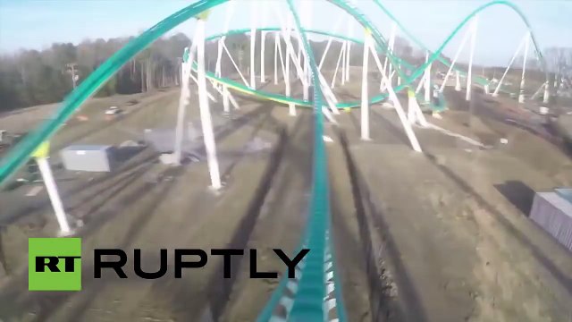 Así es el viaje en primera persona en la montaña rusa más alta del mundo