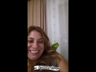 Güzel Güzel Konuşurken Bir Anda Doblolu Enişteye Dönen Muhabbet Kuşu