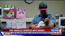 Firefighters Reunite with Premature Twins They Saved