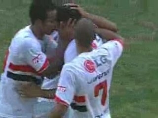 Gol São Paulo-2º tempo-37 min-Francisco Alex