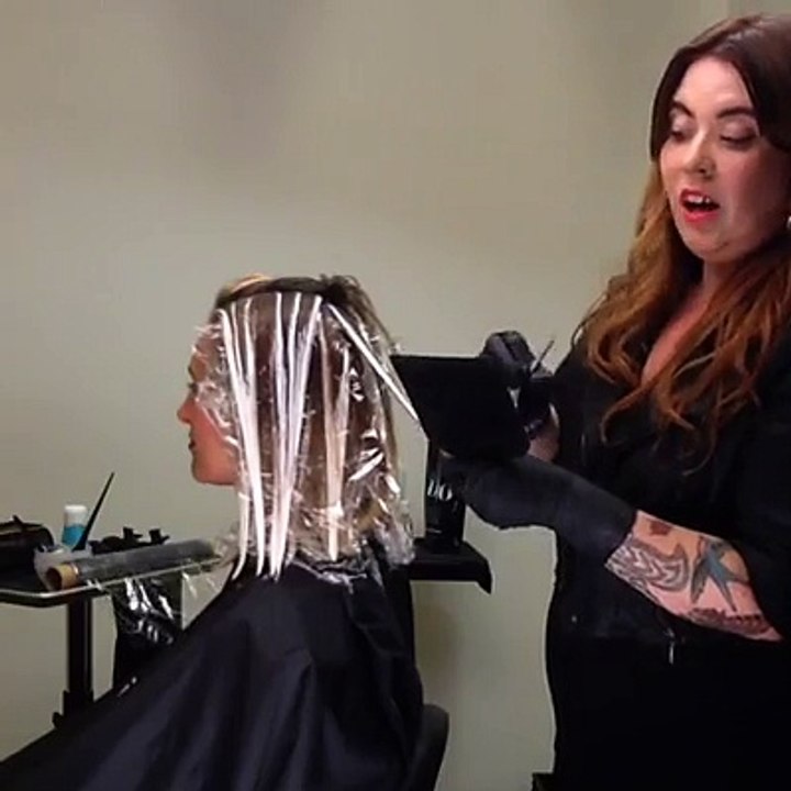 Quick Balayage technique - Balayage Hair Color Tip - Balayage tutorial