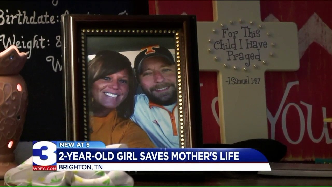 Mom Says Her 2-Year-Old Daughter Saved Her Life After She Passed Out