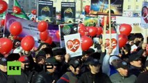 Un millón de personas se manifiesta en Chechenia contra las caricaturas de Mahoma: