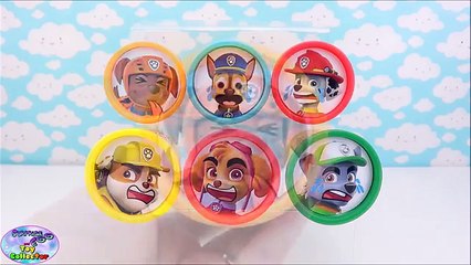 Paw Patrol Learning Colors Play Doh Learn Colours Surprise Egg and Toy Collector SETC
