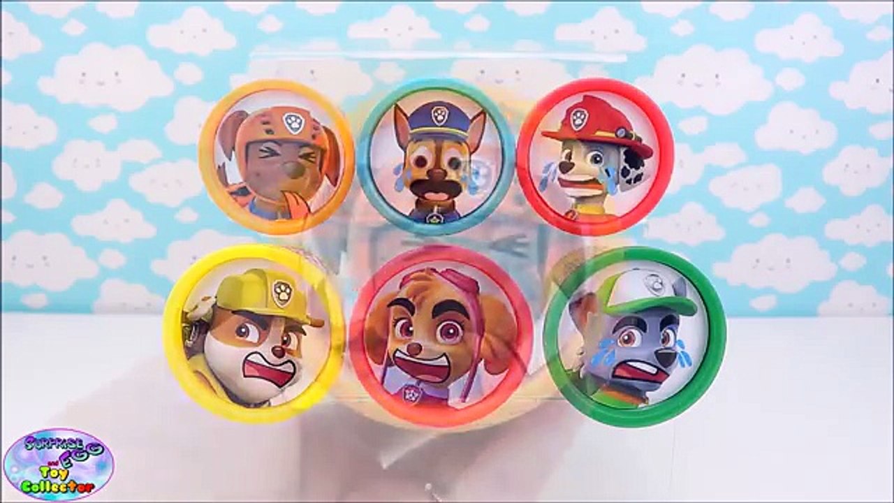 Paw Patrol Learning Colors Play Doh Learn Colours Surprise Egg and Toy Collector SETC