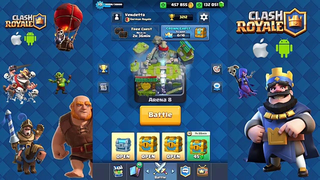 35x Super Magical Chest Opening - Part 2 II CLASH ROYALE [Deutsch/German - iOS/Android]