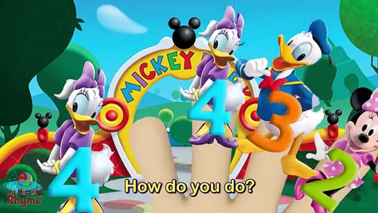 Mickey Mouse Numbers 12345 Finger Family Nursery Rhymes Lyrics and More