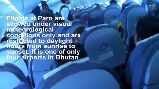 Dangerous Plane Landing - Paro Airport | Bhutan |