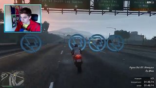 ПОЛЁТЫ НА МОТОЦИКЛАХ! (GTA 5 Смешные Моменты)