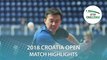 2018 Croatia Open Highlights I Wu Jiaji vs Maksim Kiselev (Qual)