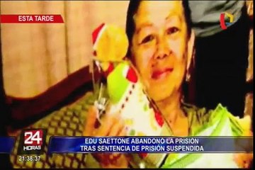 Edu Saettone sale de penal tras sentencia de prisión suspendida