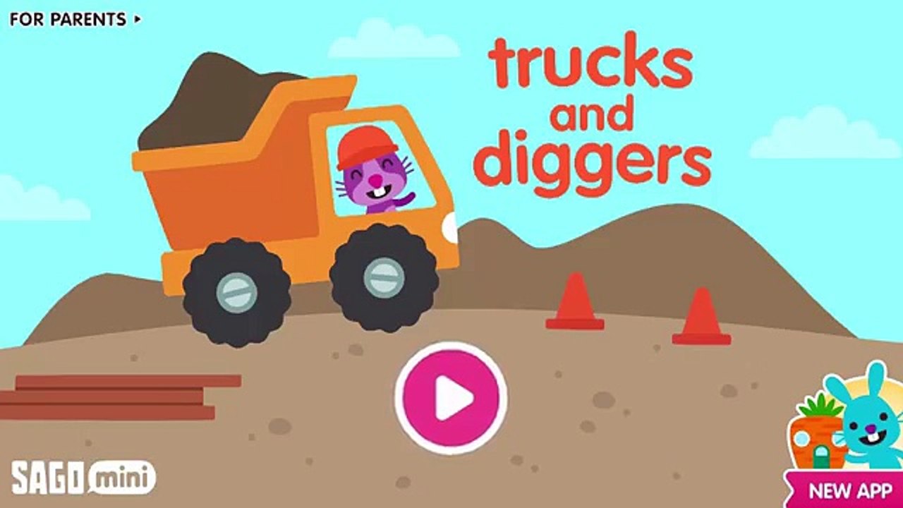 Fun Sago Mini Games - Kids Play & Learn Build Fun Playful With Sago Mini Trucks And Diggers