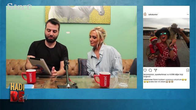 Saba Tümer “Bir anda göğüslerime yapıştı”