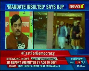 BJP fast against opposition's Parliament logjam; Oppn slams day-long fast as a 'farce'