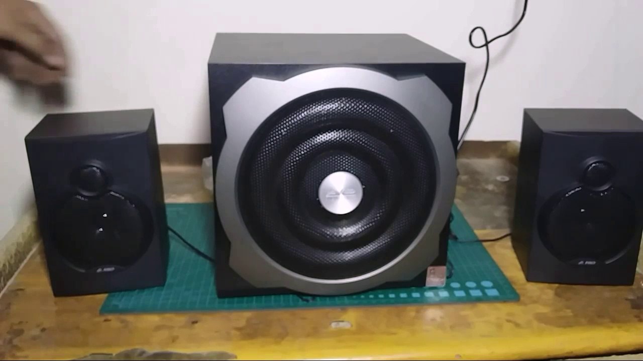 F&D A521X Unboxing Review in Urdu Hindi 2.1 Woofer Bluetooth