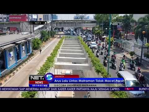 Uji Coba Underpass Matraman, Arus Lalu Lintas Matraman Lancar NET5
