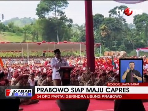 Prabowo Siap Maju Capres