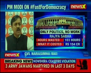 PM Modi's to observe day-long fast against Oppn's Parliament logjam; all BJP MPs to join fast for democracy