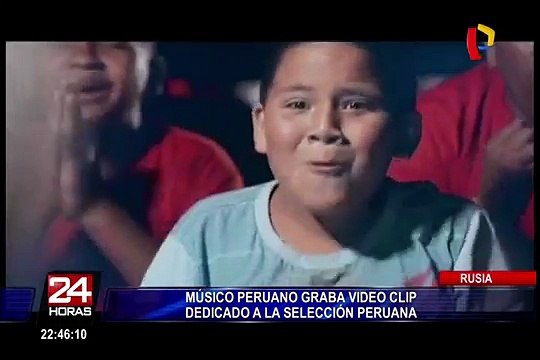 Peruano realiza emotivo videoclip en Rusia dedicado a la Selección Peruana