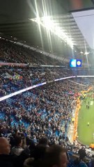 #EPL. Suasana di Std Etihad berakhir perlawanan dengan Manchester City tewas 2-3 kepada Manchester United. #BH #HMetro #NST #NSTPSport #DashingGoesManchester