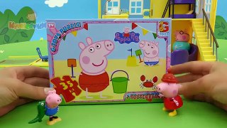 Свинка Пеппа и Джордж собирают пазлы Мультик из игрушек
