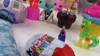 Disney Frozen Kinder Surprise Mystery Eggs Opening Toy Unboxing Video