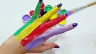 Body Painting Learning Colors Video for Children & Finger Family Nursery Rhymes Song Ingrid Surprise