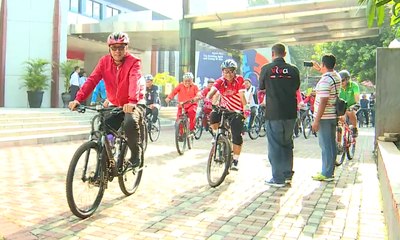 Kemenpora Kampanyekan #AyoOlahraga dengan Bersepeda