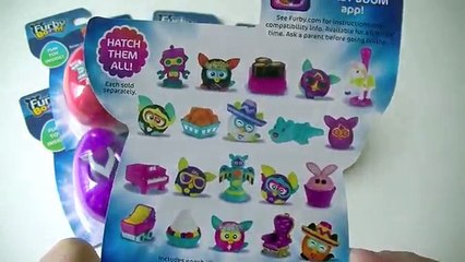 Mystery Surprise Eggs! Furby Boom Blind Bag Eggs!