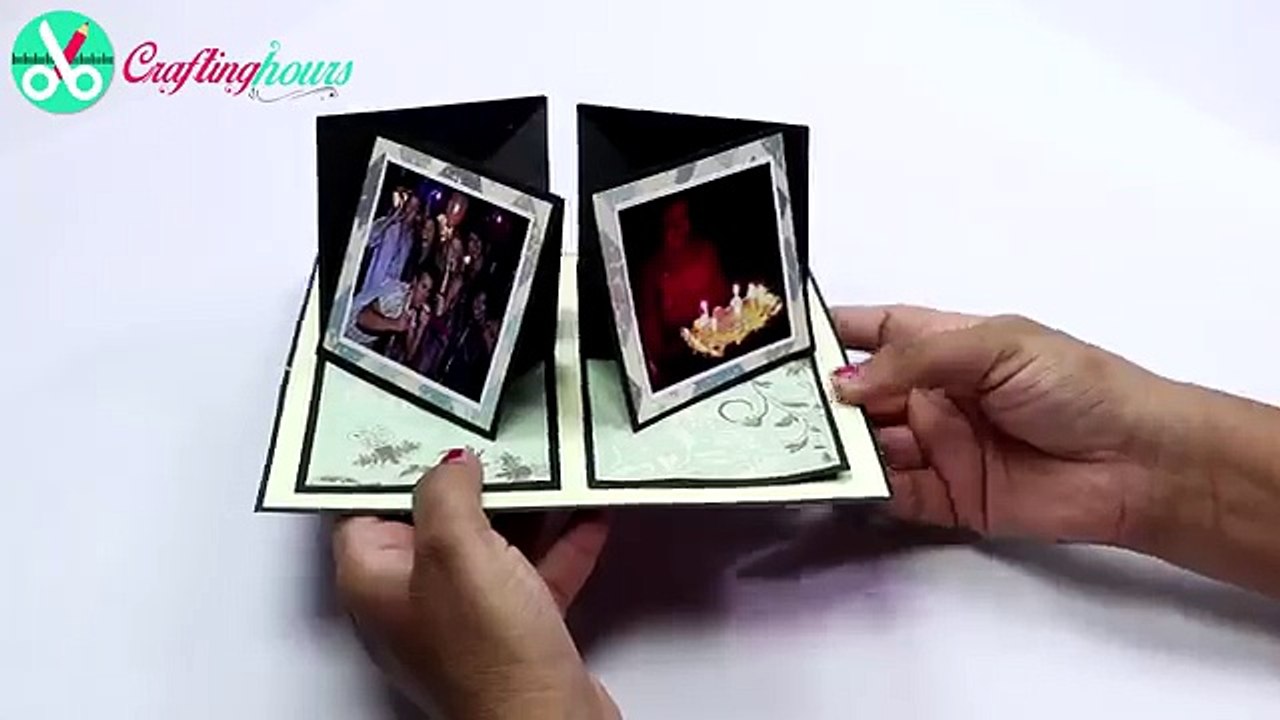 Birthday Card, Love Card, Photo Card, DIY Gift Making Idea - Easel Twisting Card