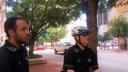 Harassed for filming on a public sidewalk bike security