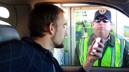 Refusing Fruit Nazi Checkpoint & Driving Away.