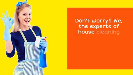 House Cleaning Experts for Thoroughly Tidy and Organised Home