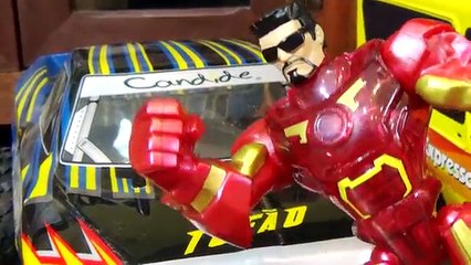 Peppa Pig George e Papai Pig Compram Van Homem de Ferro Hulk Brinquedos Em Português