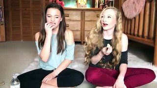 Princess Ella & CC try candy and snacks from Paris France. New blind box food challenge