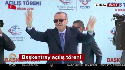 Başkentray açılış töreni