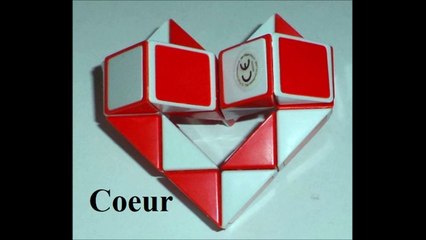 Coeur en relief (magic cube puzzle)