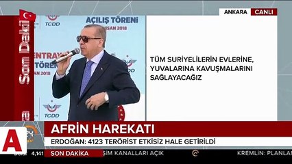 Cumhurbaşkanı Erdoğan 'Suriye�yi bilek güreşi sahasına çevirdiler'