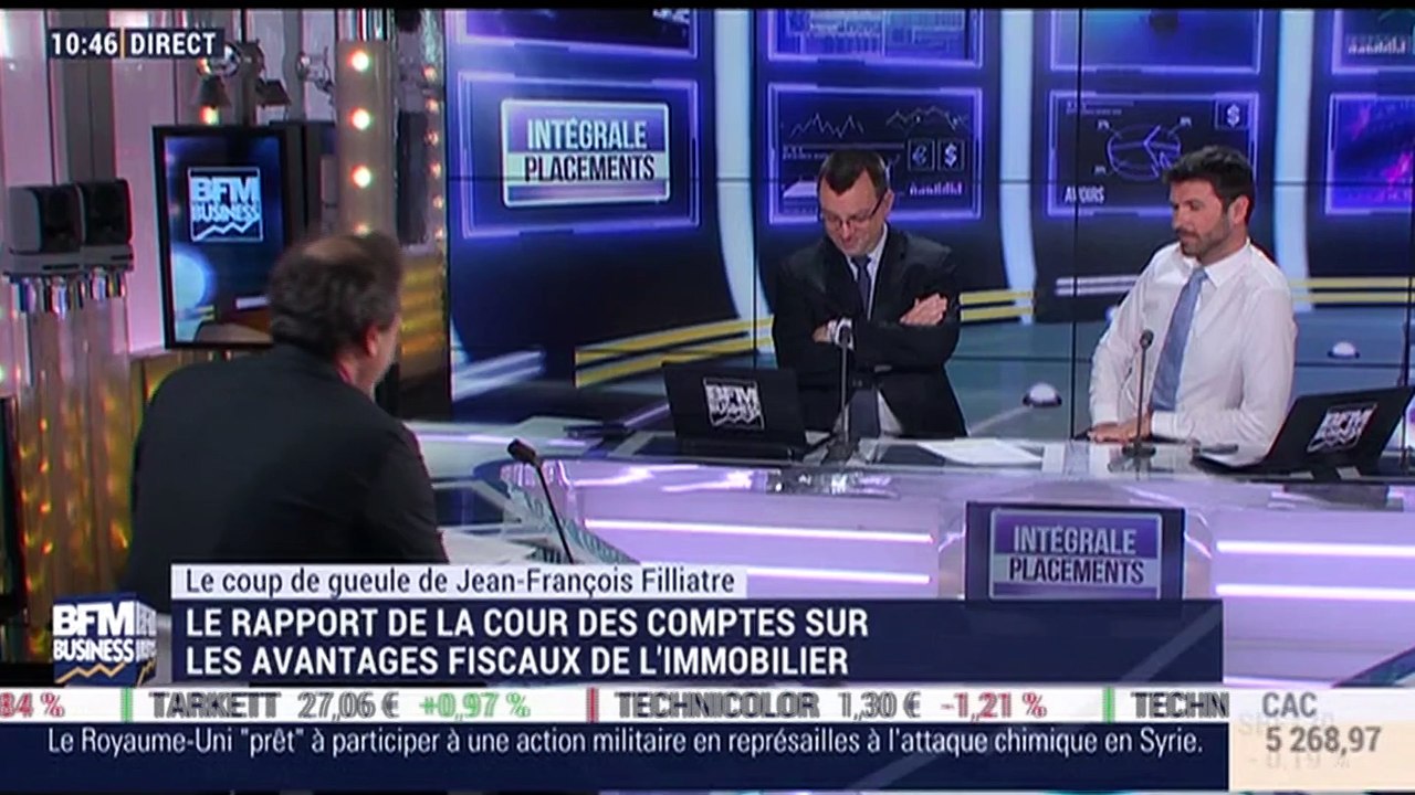 Le coup de gueule de Filliatre: Le rapport de la Cour des comptes sur les avantages fiscaux de l'immobilier - 12/04