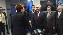 CHP Lideri Kılıçdaroğlu'nu İyi Parti Ziyaretinde Aytun Çıray Karşıladı